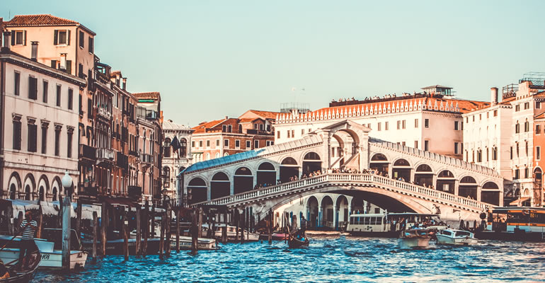 The Grand Canal in Venice